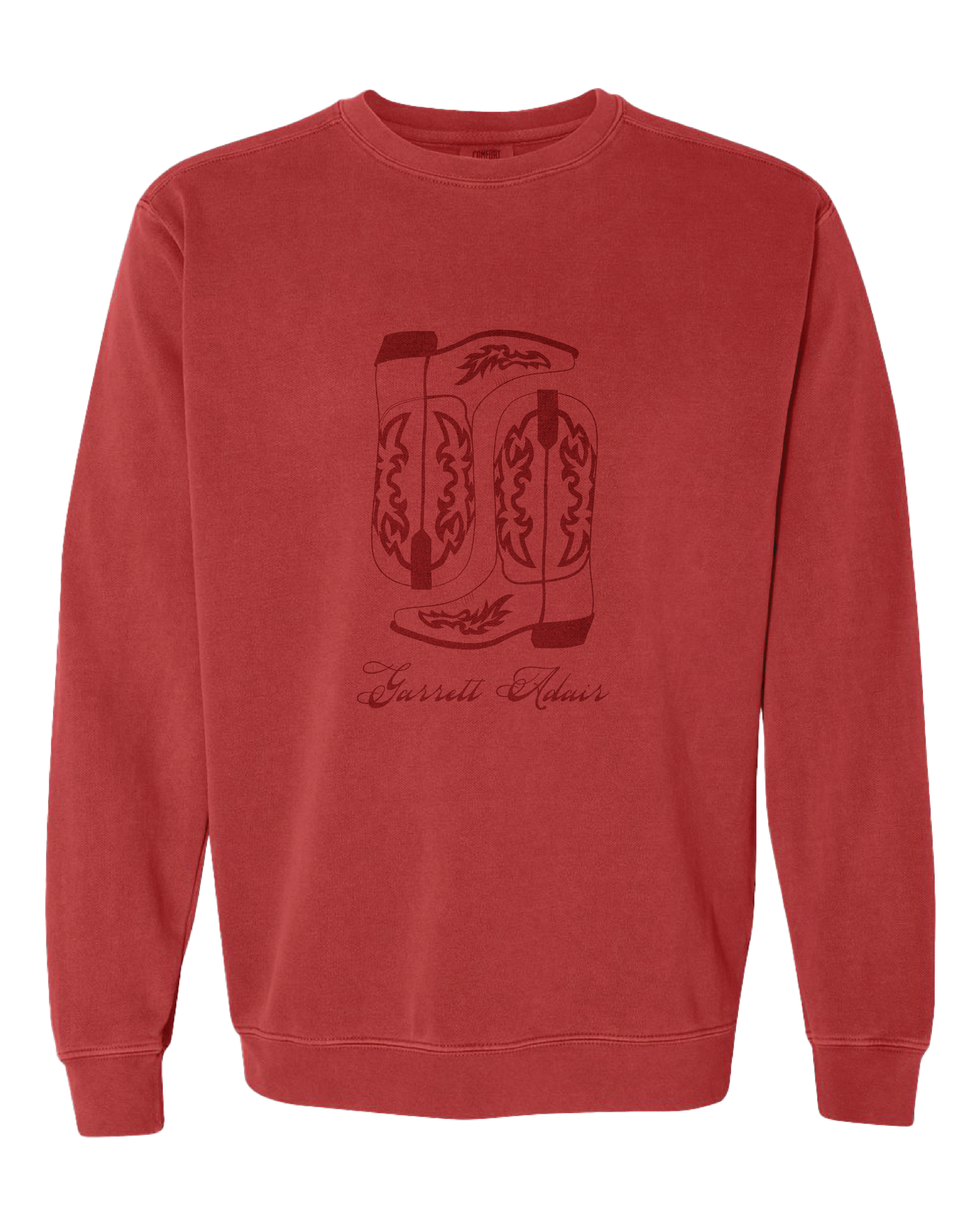 Red Boots Crewneck Sweatshirt